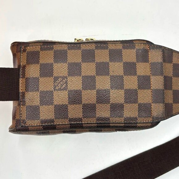 Authentic Louis Vuitton Damier Geronimos Ebene Sling Bag Bum Bag Crossbody Waist - Picture 6 of 16